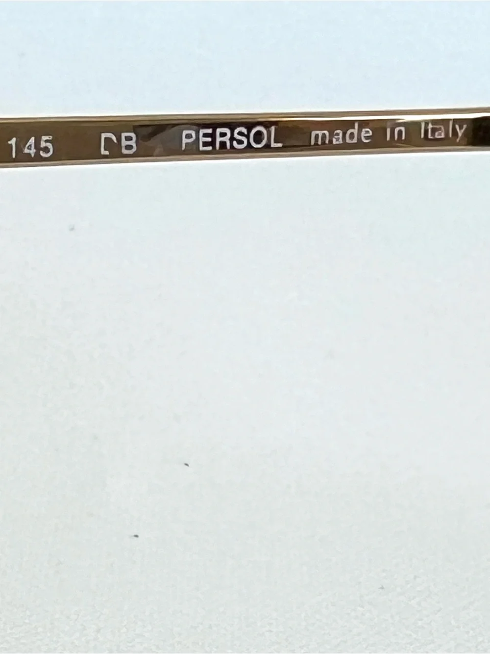 PERSOL Italy RATTI PM473 DIC DR Gold Metal Frame Brown Lens Aviators Sunglasses